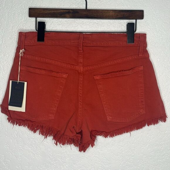 NWT The Great. the Cutoff Short Vintage Poppy Sz 26 Orange - Picture 6 of 13